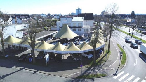 Rüsselsheim Immobilienportal Top-Autoplatz in Rüsselsheim zu vermieten – ca. 58 Stellplätze & Büro Grundstück mieten