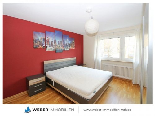 Hattersheim am Main 2-Zimmer Wohnung VOLLMÖBLIERTE, helle 2 ZKB mit Balkon in verkehrsgünstiger Lage Hattersheims Wohnung mieten