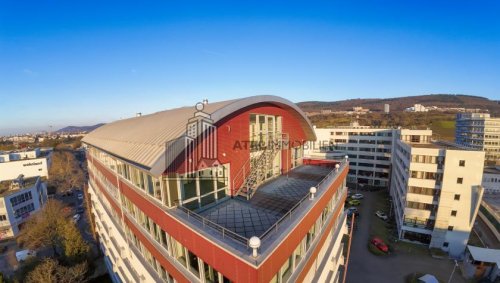 Heidelberg Gewerbe ATIK: Penthouse mit Dachterrasse in zentraler Lage mit exzellenter Verkehrsanbindung– provisionsfrei Gewerbe mieten