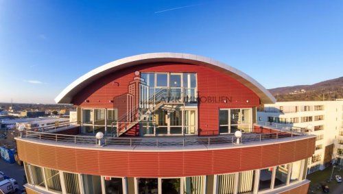 Heidelberg Immobilien ATIK: Penthouse mit Dachterrasse in zentraler Lage mit exzellenter Verkehrsanbindung– provisionsfrei Gewerbe mieten