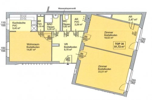 Karlsruhe Etagenwohnung Neuwertige 3-Raum-Wohnung mit Balkon und Einbauküche in Karlsruhe Wohnung mieten