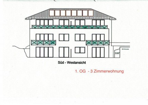 Traunstein Wohnungen #ERSTBEZUG# tolle 3-Zi-wohnung mit EINBAUKÜCHE in Traunstein Wohnung mieten
