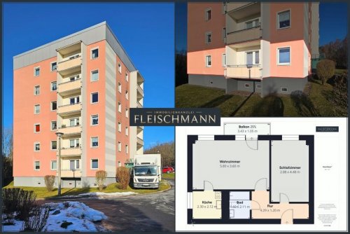 Suhl Inserate von Wohnungen Frisch renoviert & bezugsfrei – 2-Zimmer-Komfortwohnung in Toplage Suhl! Wohnung mieten