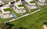 Muchamiel Villen mit 3 Schlafzimmern, 2 Bädern, Klimaanlage, Meerblick, Gemeinschaftspool und Kfz-Stellplatz am Golfplatz von Bonalba