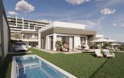 Muchamiel Villen mit 3 Schlafzimmern, 2 Bädern, Klimaanlage, Meerblick, Gemeinschaftspool und Kfz-Stellplatz am Golfplatz von Bonalba