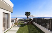 Muchamiel Villen mit 3 Schlafzimmern, 2 Bädern, Klimaanlage, Meerblick, Gemeinschaftspool und Kfz-Stellplatz am Golfplatz von Bonalba