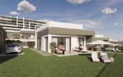 Muchamiel Villen mit 3 Schlafzimmern, 2 Bädern, Klimaanlage, Meerblick, Gemeinschaftspool und Kfz-Stellplatz am Golfplatz von Bonalba