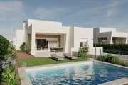 Algorfa Villen mit 3 Schlafzimmern, 2 Bädern, Klimaanlage, Keller/Garage und Privatpool und Keller im wunderschönen La Finca Golf Haus