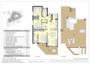 Torrevieja Obergeschoss-Wohnungen mit 3 Schlafzimmern, 2 Bädern, Dachterrasse, Tiefgaragenstellplatz, Gemeinschaftspools und beheizten