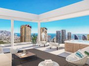 Benidorm Neubau-Apartment nahe Poniente-Strand - Meer- und Golfplatz-Blick Wohnung kaufen