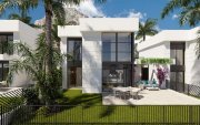 Polop Dreigeschossige Villen mit 3 Schlafzimmern, 3 Bädern, Klimaanlage, Meerblick, Garage/Keller, Privatpool und Kfz-Stellplatz Haus