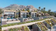 La Nucia Exklusive Villen mit 3 Schlafzimmern, 3 Bädern, Klimaanlage, Fußbodenheizung, Kfz-Stellplätzen, Privatpool und Meerblick Haus