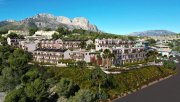 La Nucia Reihenhäuser mit 4 Schlafzimmern, 3 Bädern, Gäste-WC, Meerblick, Klimaanlage, Kfz-Stellplatz und Gemeinschaftspool Haus