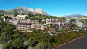 La Nucia Reihenhäuser mit 4 Schlafzimmern, 3 Bädern, Gäste-WC, Meerblick, Klimaanlage, Kfz-Stellplatz und Gemeinschaftspool Haus