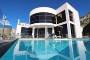 El Campello Moderne Villa mit beheiztem Pool und spektakulärem Panoramablick auf Küste und Meer und mit Vermietungslizenz Haus kaufen