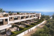 El Campello Reihenhäuser mit 3 Schlafzimmern, 2 Bädern, Gäste-WC, Keller/Garage, Meerblick und Gemeinschaftspool in exkusiver Anlage am