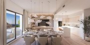 Villajoyosa Appartements mit 1 Schlafzimmer, 1 Bad, Klimaanlage, Fußbodenheizung in Bädern, Tiefgaragenstellplatz und Gemeinschaftspool m