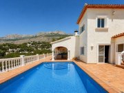 Altea Südlich ausgerichtete Villa in ausgezeichnetem Zustand mit Panoramablick auf das Meer und die Berge Haus kaufen