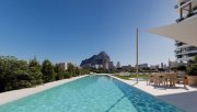 Calpe Luxus-Wohnungen mit 2 Schlafzimmern, 2 Bädern und Meerblick in exklusiver Anlage mit Außenpools und Wellness-Bereich nur 900 m