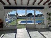 Moraira Eingeschossige Villa mit 3 Schlafzimmern, 1 Bad, 1 Gäste-WC, Meerblick und Privatpool in La Sabatera Haus kaufen