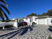 Moraira Eingeschossige Villa mit 3 Schlafzimmern, 1 Bad, 1 Gäste-WC, Meerblick und Privatpool in La Sabatera Haus kaufen