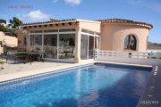 Moraira Gepflegte Villa auf flachem Grundstück mit herrlichem Meerblick Haus kaufen