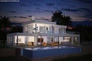 Moraira Spanien, Costa Blanca, Villa NATALIA, Freistehende Villa mit Meerblick und Infinity-Pool zu verkaufen (Neubau) Haus kaufen