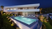 Cumbre del Sol Luxusvilla mit 3 Schlafzimmern, 2 Bädern, 2 Gäste-WC, Untergeschoss, Klimaanlage, Fußbodenheizung, Privatpool und Meerblick