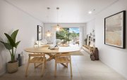 Sant Elm Appartements mit 3 Schlafzimmern, 2 Bädern, Klimaanlage, Fußbodenheizung in Bädern, Gemeinschaftspool und Kfz-Stellplatz nur