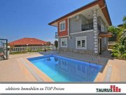 Alanya - Tepe Möblierte 5 Zi. Top Villa mit Meerblick | POOL Haus kaufen
