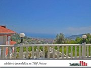 Alanya - Tepe Möblierte 5 Zi. Top Villa mit Meerblick | POOL Haus kaufen