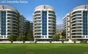 Avsallar Ferienwohnung in Avsallar. Wohnung mit Panoramablick auf das Mittelmeer befindet sich in Avsallar an der türkischen Riviera