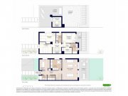 Puig de Ros Wunderschöne Doppelhaushälften mit 4 Schlafzimmern, 3 Bädern, Klimaanlage, Dachterrasse, Privatpool und 2 Kfz-Stellplätzen m