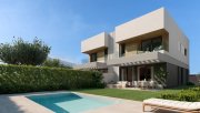 Puig de Ros Wunderschöne Doppelhaushälften mit 4 Schlafzimmern, 3 Bädern, Klimaanlage, Dachterrasse, Privatpool und 2 Kfz-Stellplätzen m