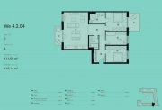 Berlin Prov.-frei: 4-Zimmer-Wohnung mit 2-Balkone Wohnung kaufen