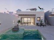 Torrepacheco Moderne freistehende Villen mit Pool und Dachterrasse Haus kaufen