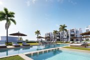 Los Alcázares Penthouse-Wohnungen mit 2 Schlafzimmern, Tiefgaragenstellplatz und Gemeinschaftspool in einer wunderschönen Golfanlage und nur