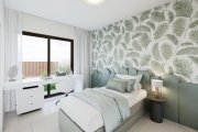Los Alcázares Villen mit 3 Schlafzimmern, 3 Bädern, Dachterrasse, Tiefgaragenstellplatz und Gemeinschaftspool neben Serena Golf Haus kaufen