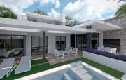 Los Alcázares Villen mit 3 Schlafzimmern, 2 Bädern, 2 Gäste-WCs, Keller, Dachterrasse, Klimaanlage und Privatpool im wunderschönen Santa