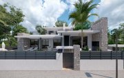 Los Alcázares Villen mit 3 Schlafzimmern, 2 Bädern, 2 Gäste-WCs, Keller, Dachterrasse, Klimaanlage und Privatpool im wunderschönen Santa