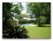 Sosúa/Dominikanische Republik Sosúa/Cabarete: Schöne Villa mit drei Schlafzimmern und Pool. Gelegen in einer ruhigen privaten Wohnanlage. Kurzer Fußweg bis