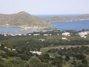 Elounda, Lasithi, Kreta Baugrundstueck mit Panorama-Blick Grundstück kaufen