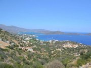 Elounda, Lasithi, Kreta Bauland in repräsentativer Lage mit fantastischer Aussicht Grundstück kaufen