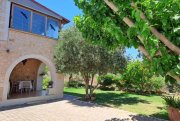 Neo Chorio Kreta, Neo Chorio freistehende Steinvilla mit Bergblick Haus kaufen