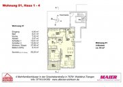 Waldshut-Tiengen Neubau Waldshut - 3,0 Zimmerwohnung Erdgeschoss mit Lift Wohnung kaufen