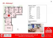 Wutöschingen 3 Zi. EG mit Terrasse ca. 100 m² - Wohnung 1 - Werkstraße 3a, 79793 Wutöschingen - Neubau Wohnung kaufen