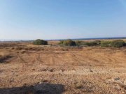 Deryneia 3300m2 plot of land with panoramic sea views of the Famagusta coastline and planning permission for a 4 bedroom property - in 