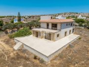 Paralimni Sublime views from the rooms and roof terrace of this 4 bedroom villa on huge 6109m2 plot with Title Deeds for the land and in