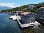Tivat Rustic waterfront house near Tivat enjoys stunning sea views of the bay and is accessible by boat and car. You can find amazing