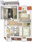 Leipzig Leipzig-Großzschocher 3 Zimmerwohnung mit Balkon, Wannenbad und Stellplatz Wohnung mieten